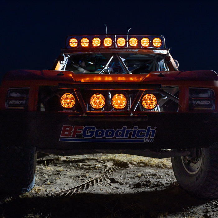 Rigid Industries 6 Inch 360-Series Laser with Precision Spot Optics and Amber backlight Model 36211