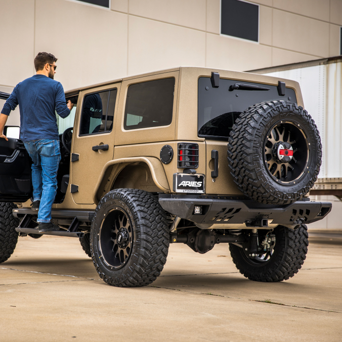 ARIES TrailChaser Jeep Wrangler JK Aluminum Rear Bumper Center Section Model 2081021