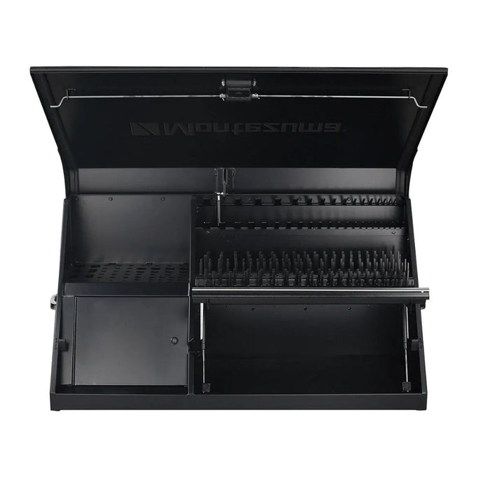 Montezuma 41 x 18 In. Steel Triangle® Toolbox Steel Top Mount Truck Box DX411B