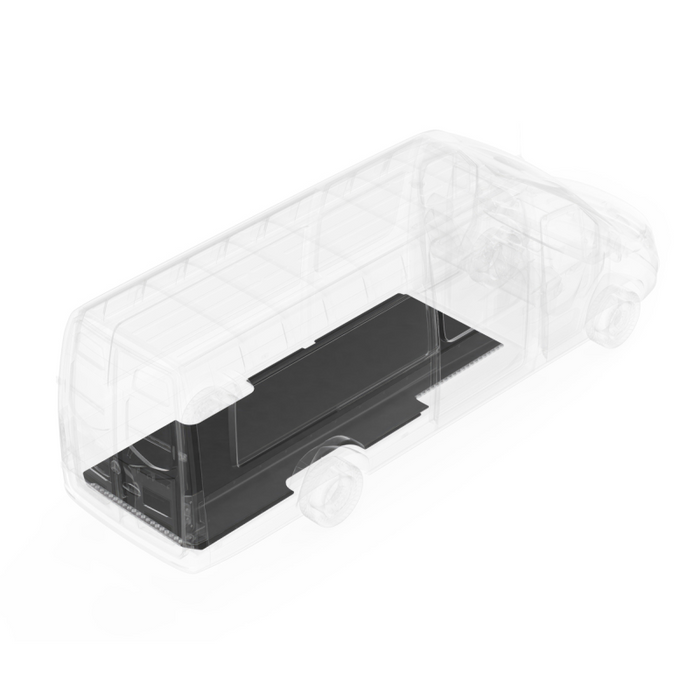 LEGEND StabiliGrip Kit With Sills Super Single Wheels Mercedes Sprinter 170" Wheelbase Cargo Van 3 Pc - Single Side Door Model 131-135-6441.6