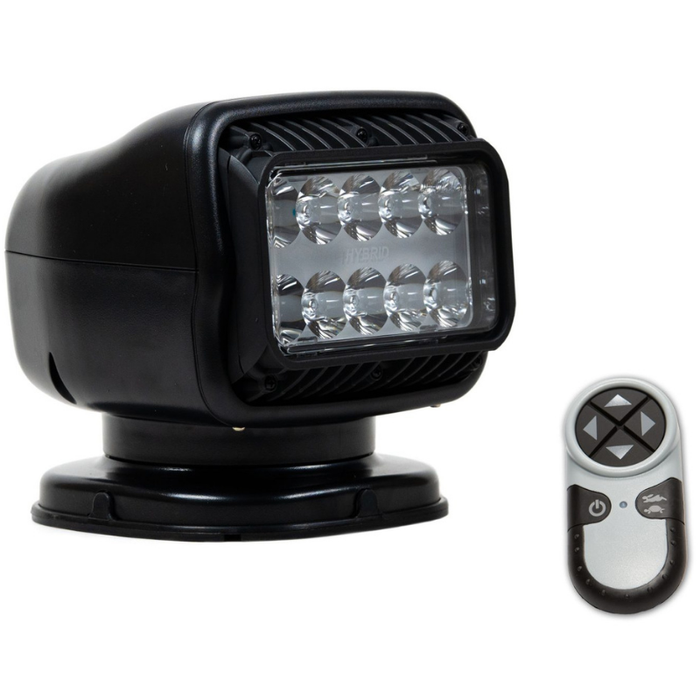 Golight GT Spot Light LED Hybrid Permanent Mount Wireless Handheld Remote Black Model 20218GT