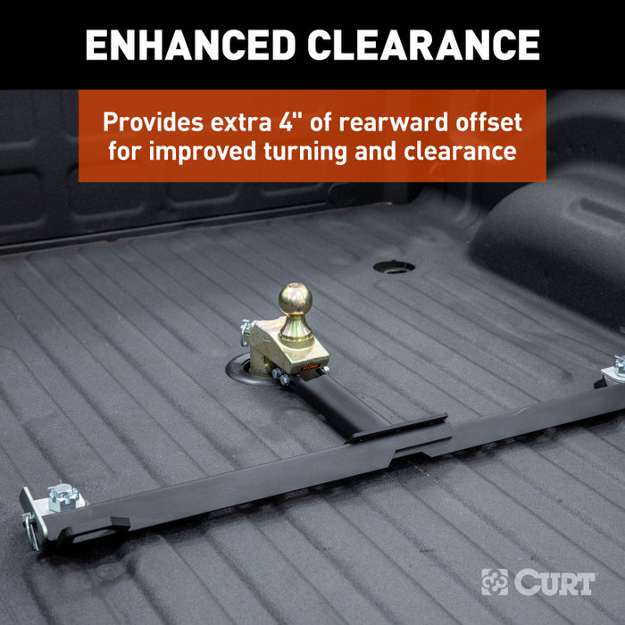 CURT Multi-Fit OEM Puck System Gooseneck Ball with 4" Offset Model 60663