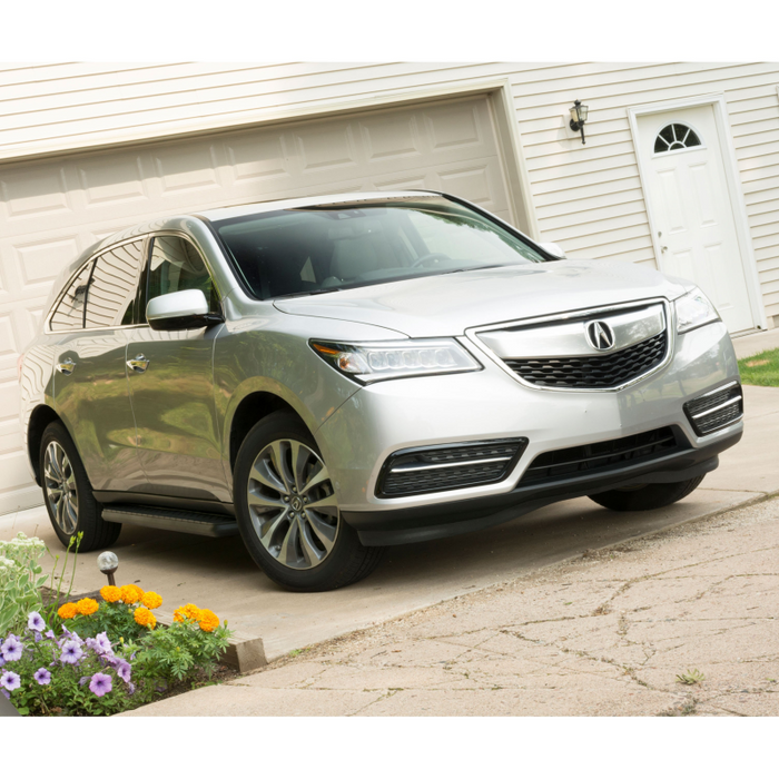 ARIES AeroTread 5" x 76" Black Stainless Running Boards (No Brackets) Model 2051976