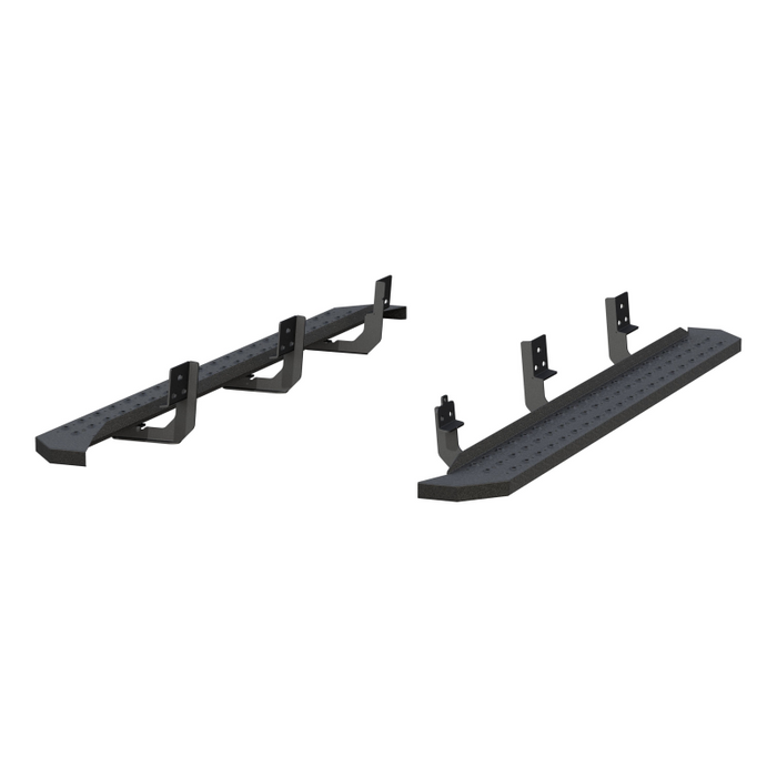 ARIES RidgeStep 6-1/2" x 85" Black Steel Running Boards Model 2055515