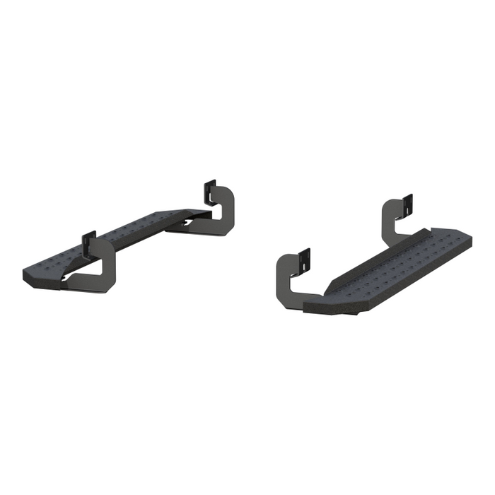 ARIES RidgeStep 6-1/2" x 53" Black Steel Running Boards Model 2055516
