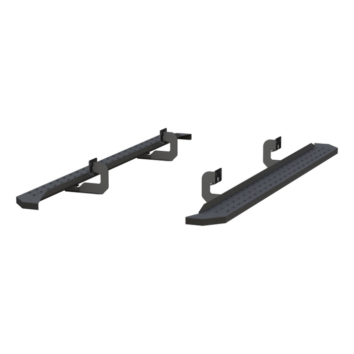 ARIES RidgeStep 6-1/2" x 91" Black Steel Running Boards Model 2055518