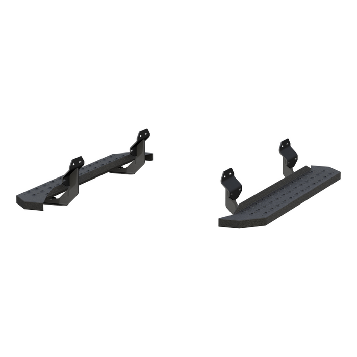 ARIES RidgeStep 6-1/2" x 53" Black Steel Running Boards Model 2055520