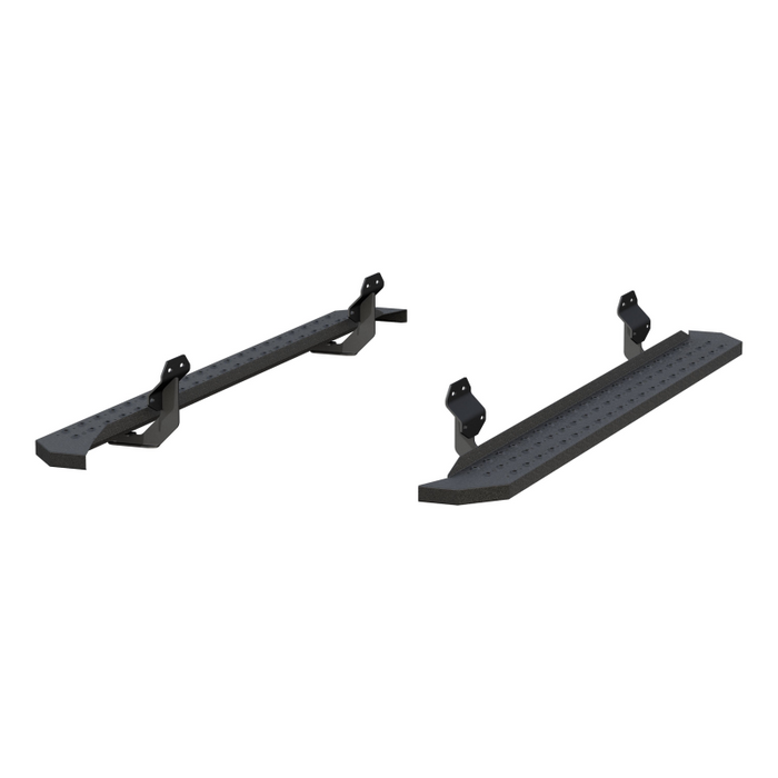 ARIES RidgeStep 6-1/2" x 85" Black Steel Running Boards Model 2055521