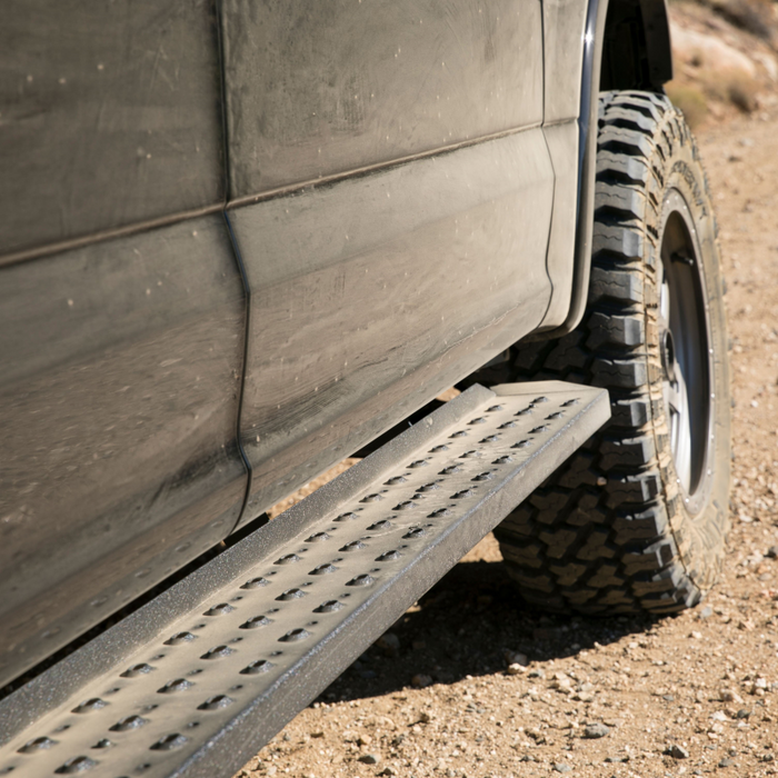 ARIES RidgeStep 6-1/2" x 85" Black Steel Running Boards Model 2055521