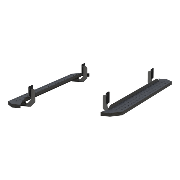 ARIES RidgeStep 6-1/2" x 75" Black Steel Running Boards Model 2055523