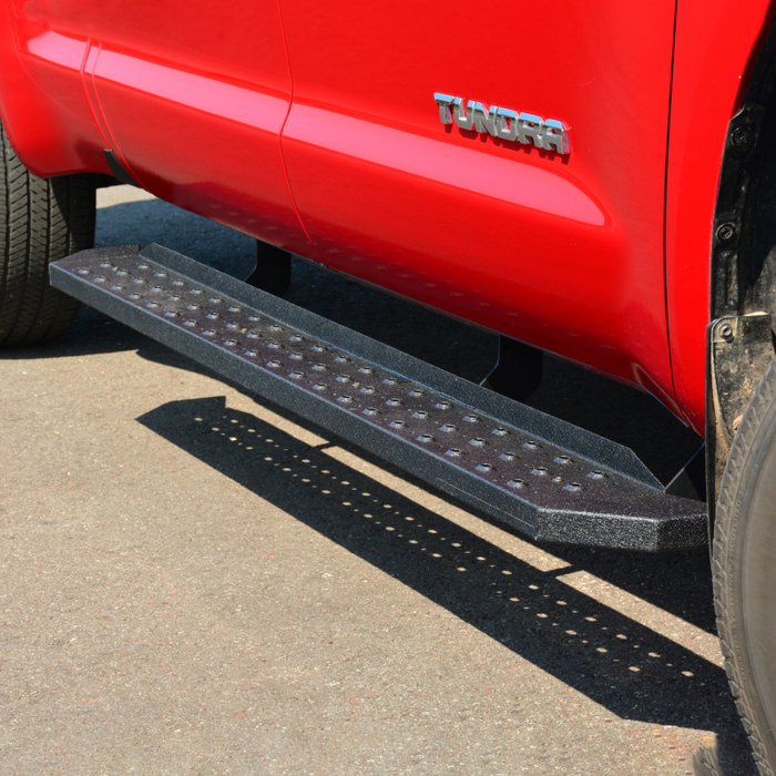 ARIES RidgeStep 6-1/2" x 53" Black Steel Running Boards Model 2055527