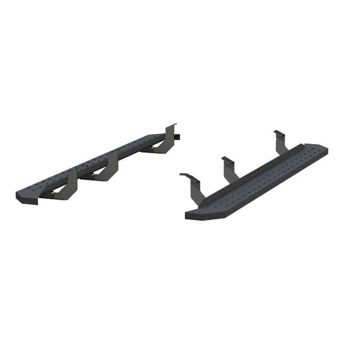 ARIES RidgeStep 6-1/2" x 85" Black Steel Running Boards Model 2055528