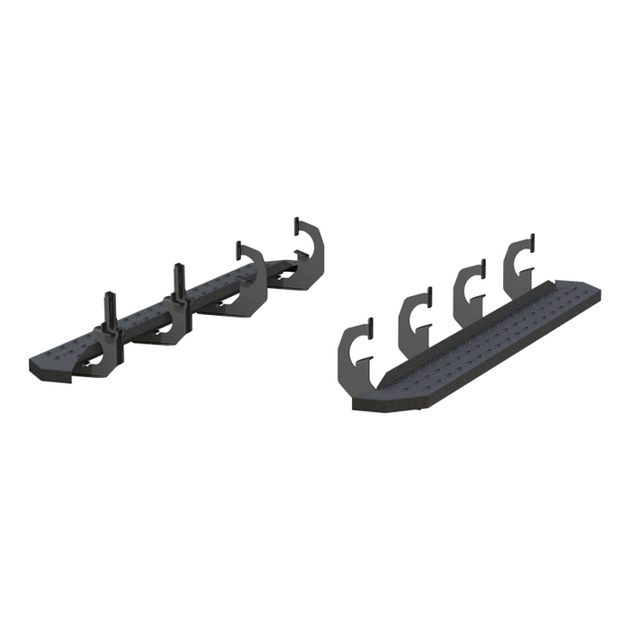 ARIES RidgeStep 6-1/2" x 75" Black Steel Running Boards Model 2055530