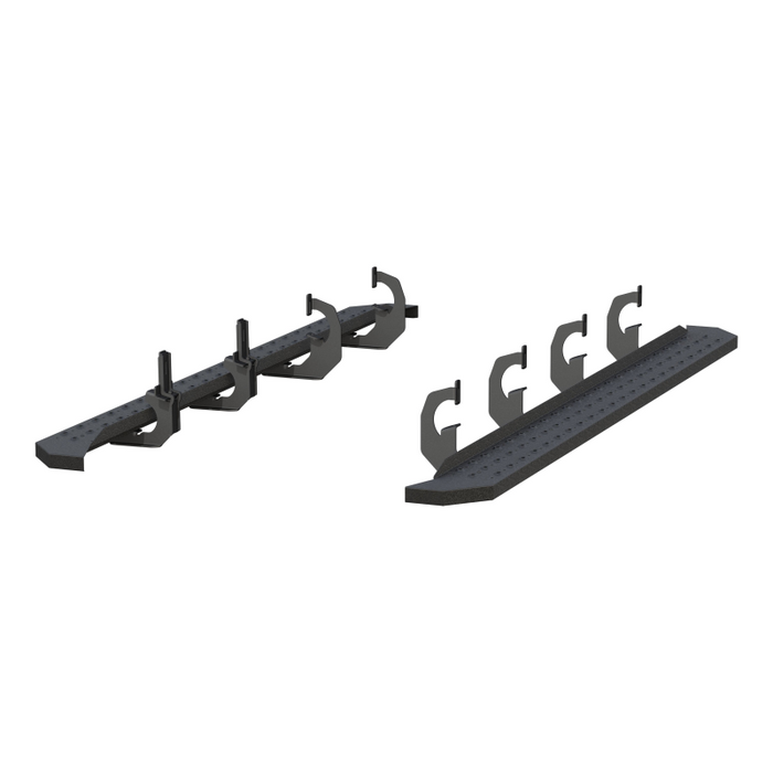 ARIES RidgeStep 6-1/2" x 91" Black Steel Running Boards Model 2055531