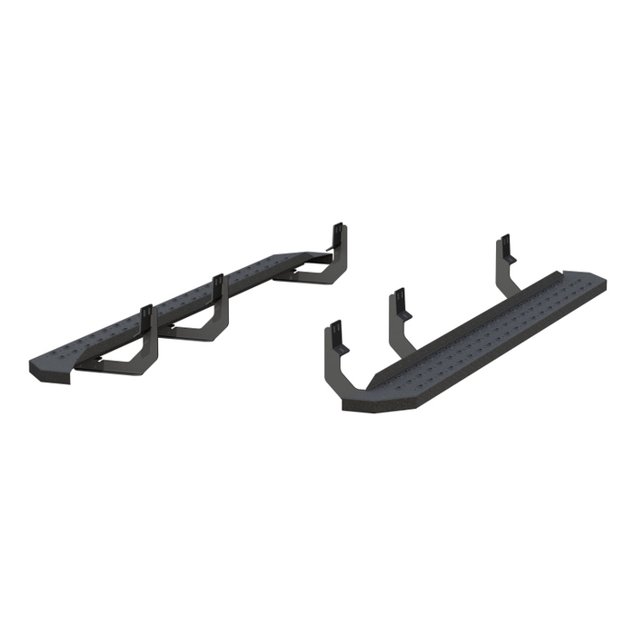 ARIES RidgeStep 6-1/2" x 85" Black Steel Running Boards Model 2055542