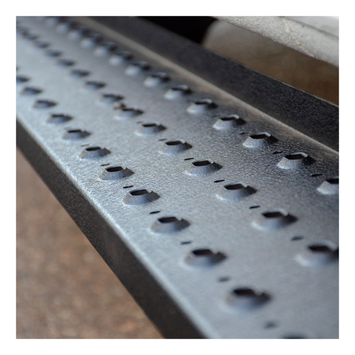 ARIES RidgeStep 6-1/2" x 85" Black Steel Running Boards Model 2055552