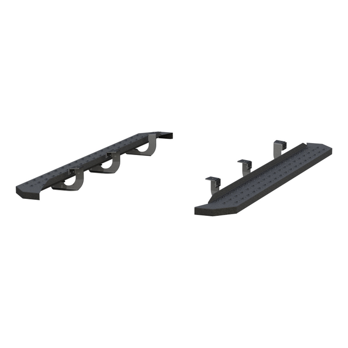 ARIES RidgeStep 6-1/2" x 75" Black Steel Running Boards Model 2055554