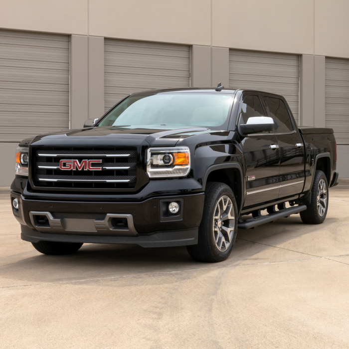ARIES AscentStep 5-1/2" x 85" Black Steel Running Boards (No Brackets) Model 2057985