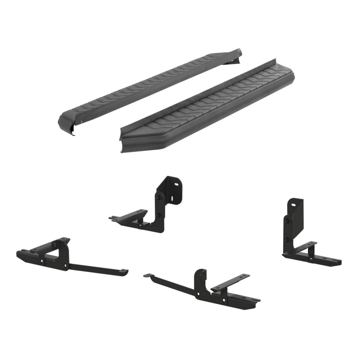 ARIES AeroTread 5" x 70" Black Stainless Running Boards, Select Nissan Pathfinder Model 2061011