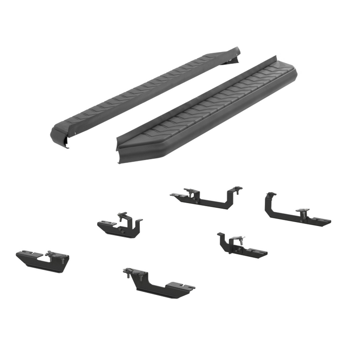 ARIES AeroTread 5" x 70" Black Stainless Running Boards Model 2061021