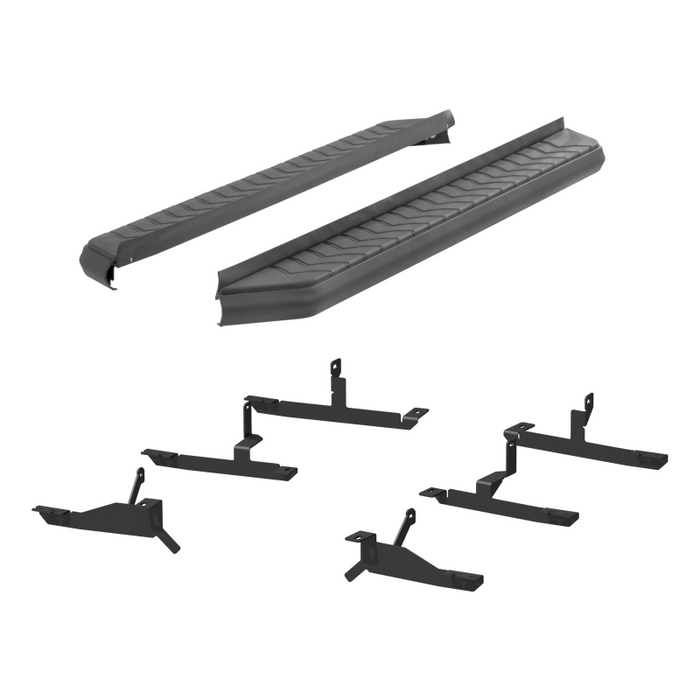 ARIES AeroTread 5" x 73" Black Stainless Running Boards, Select Acadia, XT5 Model 2061035