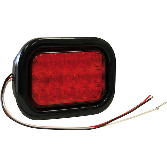 Buyers Products 5.33 Inch 15 LEDS Red Rectangular Stop/Turn/Tail Light Kit Model 5625115