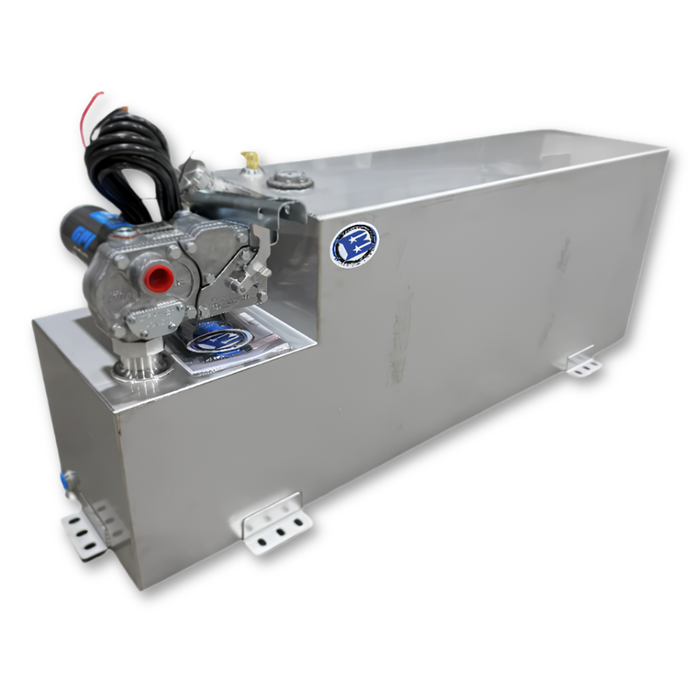 Boyd Welding Stainless Steel 35 Gallon 48x12x18 Tank With GPI 15GPM Pump Driver Side Only Model 13004-SS-DP