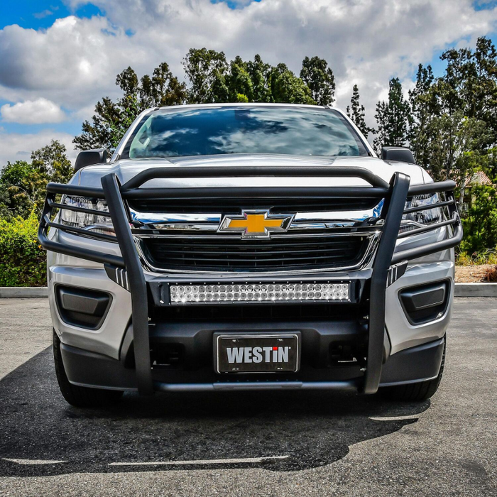 Westin Sportsman X Grille Guard Textured Black Steel Model 40-33845