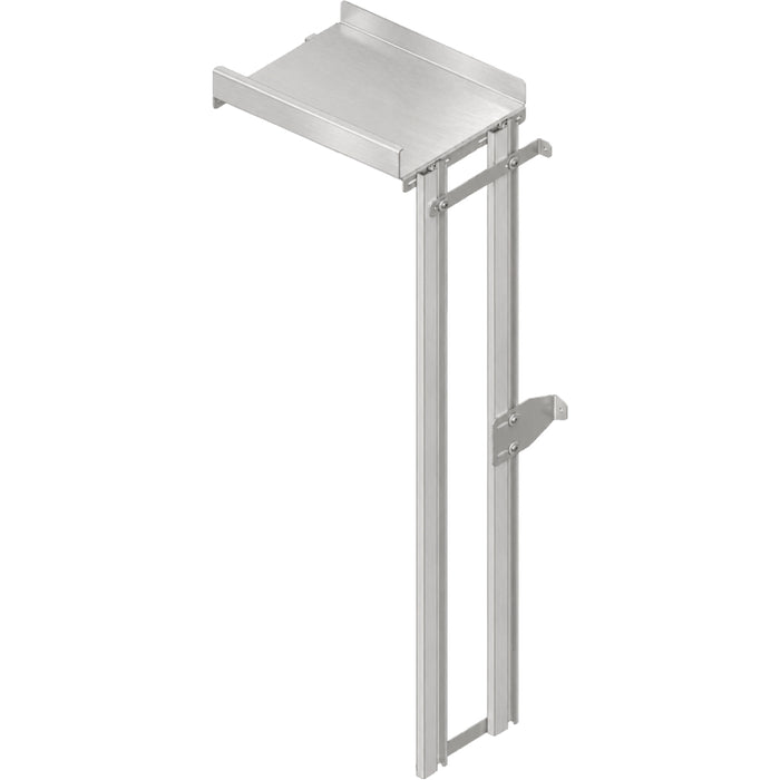 Hackney Expansion Shelving Module with Pipe Top and No Shelves - 18D x 23W x 60.5H Model 1823PZ