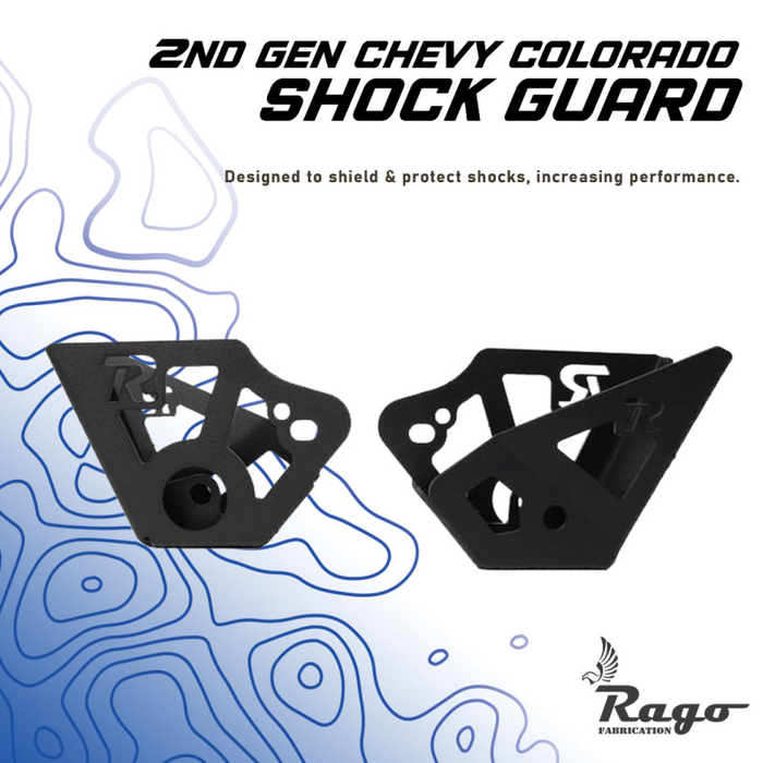 Rago Fabrication 2nd Gen Chevy Colorado Shock Guard Model R1219CHCOLSG-ASM
