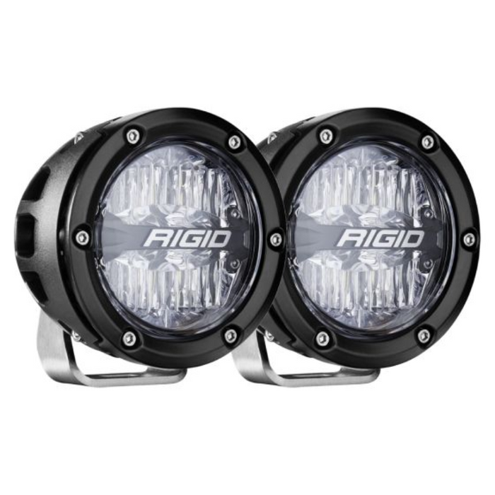 Rigid Industries 360-Series 4" Off-Road Lamp, Drive Beam, RGBW Backlight, Surface Mount, Set/2 Model 36401