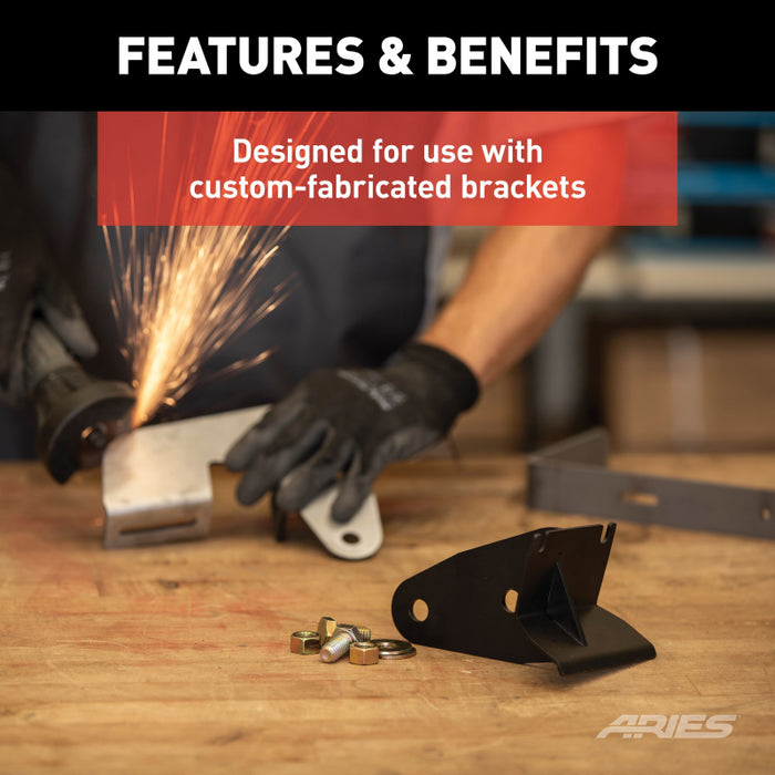 ARIES Universal ActionTrac Mounting Brackets (8-Pack, Fabricated Brackets Required) Model 3025177