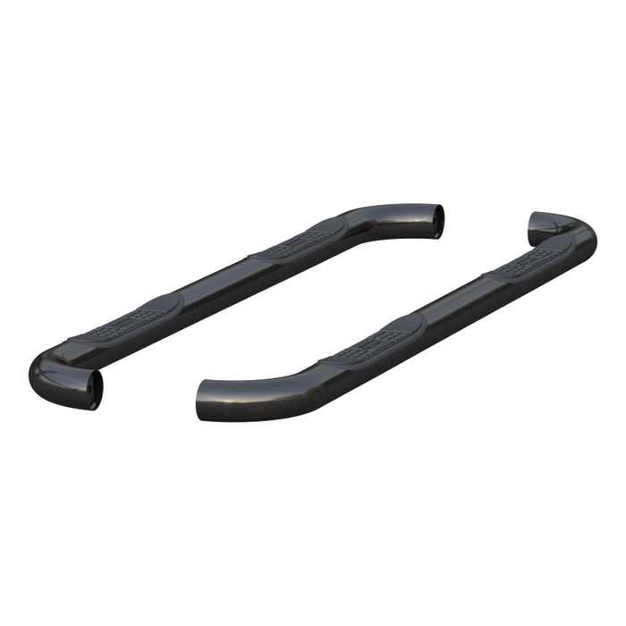 ARIES 3" Round Black Stainless Step Nerf Bars Model 215040