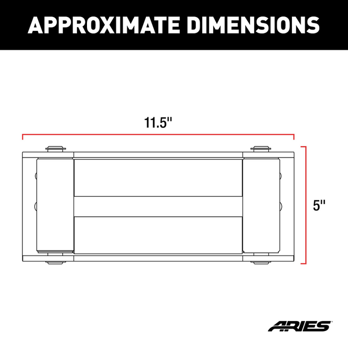ARIES Winch Roller Fairlead Model 2156071
