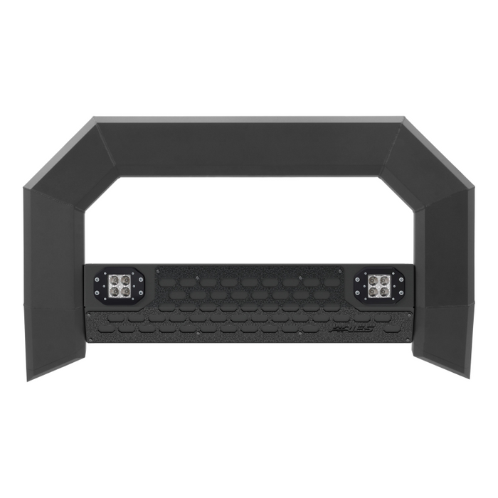 ARIES AdvantEDGE 5-1/2" Black Aluminum Bull Bar with Lights, Select Ram 1500 Model 2165102