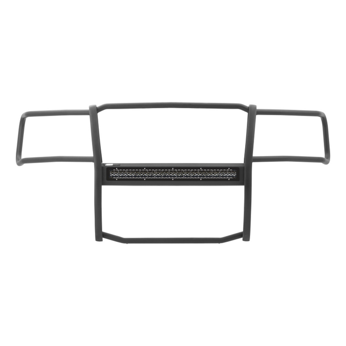 ARIES Pro Series Black Steel Grille Guard with Light Bar, Select Chevy Silverado 1500 Model 2170016