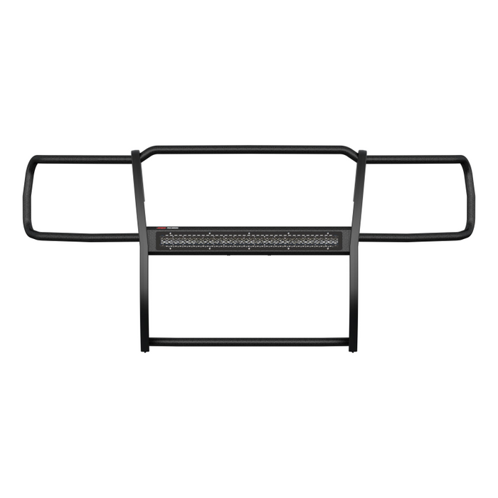 ARIES Pro Series Black Steel Grille Guard with Light Bar, Select GMC Sierra 1500 Model 2170018