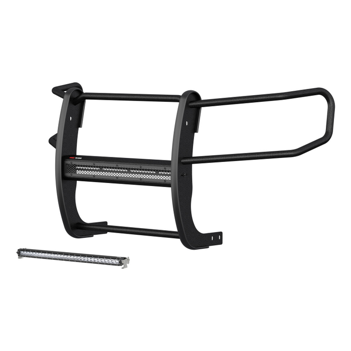 ARIES Pro Series Black Steel Grille Guard with Light Bar, Fits Select Toyota 4Runner Model 2170034