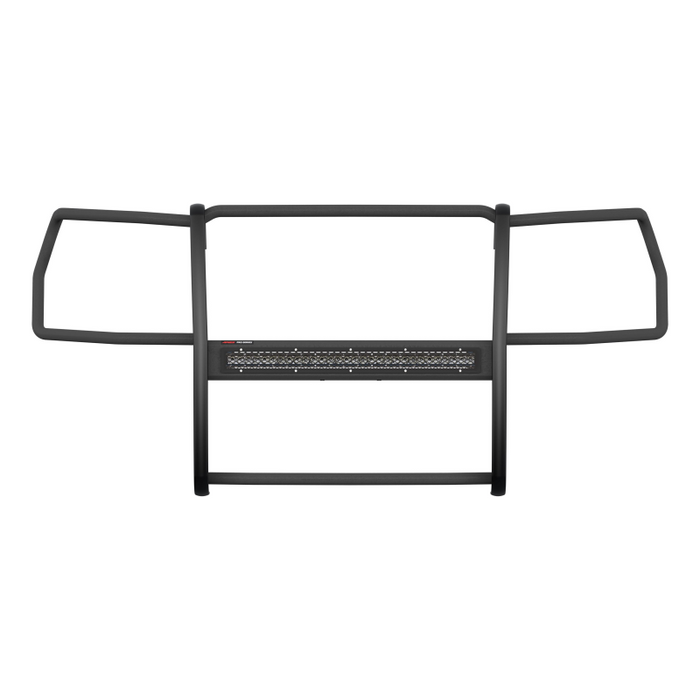 ARIES Pro Series Black Steel Grille Guard with Light Bar, Select Chevy Silverado 1500 Model 2170035