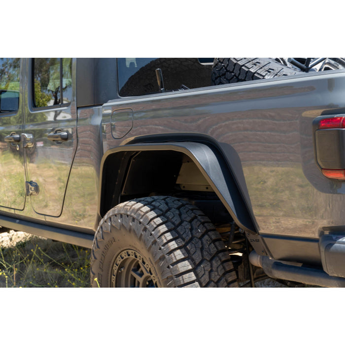 DV8 Offroad 2020-2025 Jeep Gladiator JT Rear Inner Fenders Model INFEND-07RB