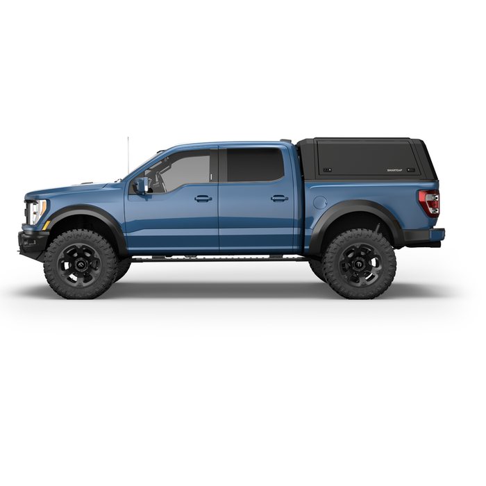 SmartCap Matte Black Truck Bed Cap EVOA Adventure Series w/ Horizontal Locks Model EA0313-MB