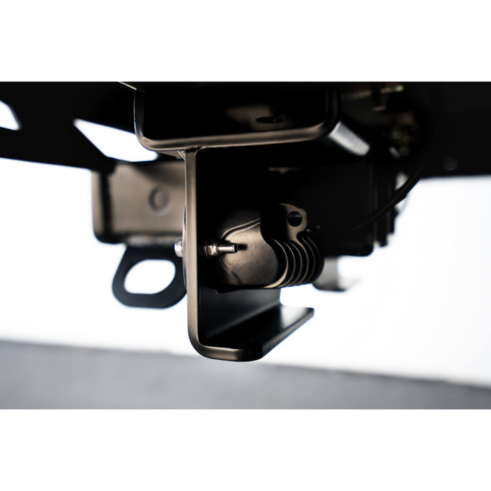 DV8 Offroad 2007-2025 Jeep Wrangler JK JKU JL JLU 2 and 4-Door Bolt-on Hitch with Lights Model AHJP-01