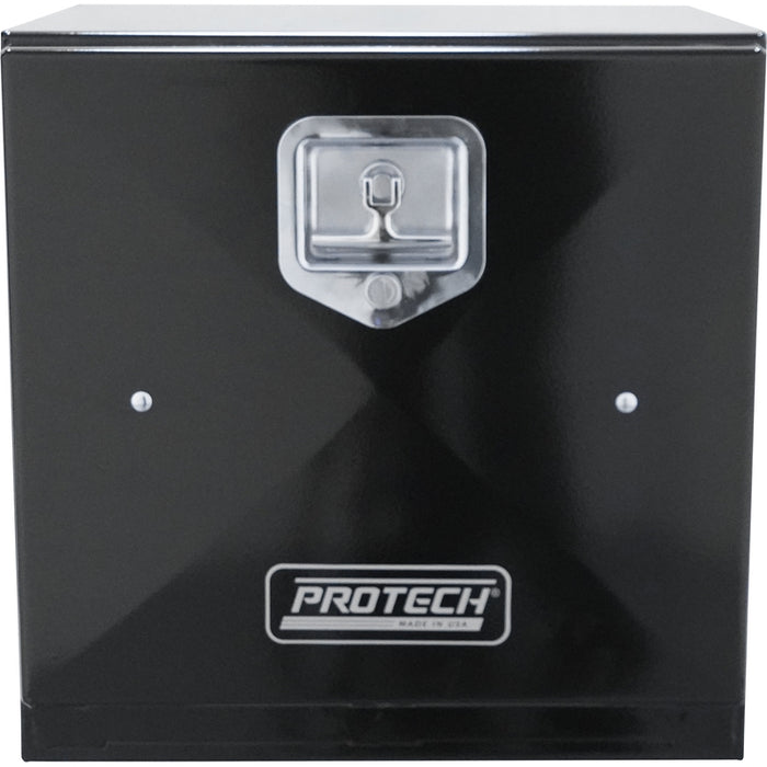 ProTech Underbody/Top Mount Box 18X18X18 w/ Single Drop Door Style Gloss Black Steel Model 22-2018B-GB