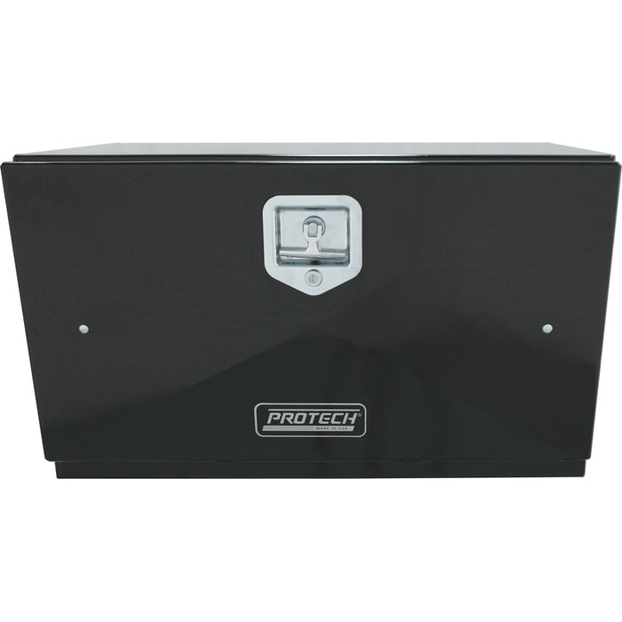 ProTech Underbody/Top Mount Box 18X18X30 w/ Single Drop Door Style Gloss Black Steel Model 22-2029B-GB