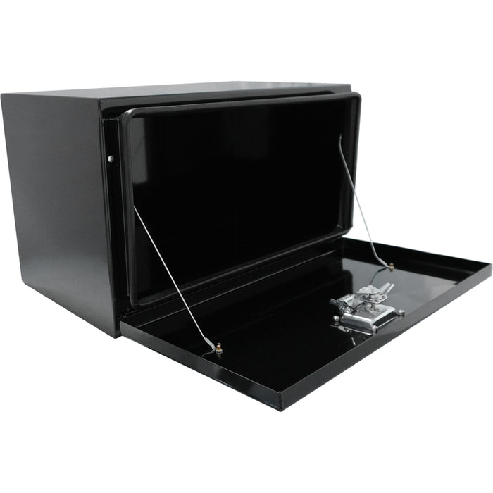 ProTech Underbody/Top Mount Box 18X18X30 w/ Single Drop Door Style Gloss Black Steel Model 22-2029B-GB