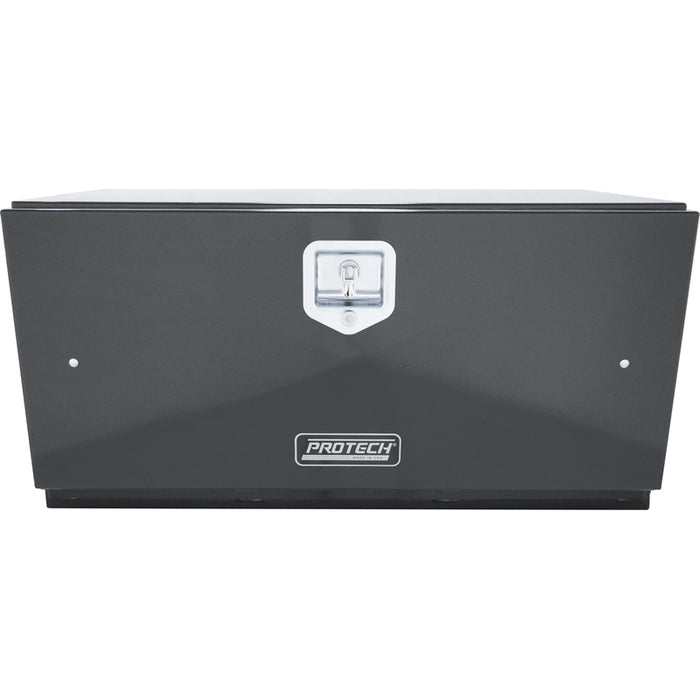 ProTech Underbody/Top Mount Box 18X18X36 w/ Single Drop Door Style Gloss Black Steel Model 22-2128B-GB