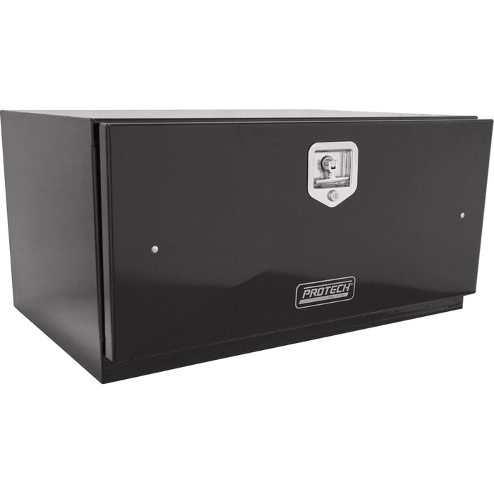 ProTech Underbody/Top Mount Box 18X24X36 w/ Single Drop Door Style Gloss Black Steel Model 22-2150B-GB