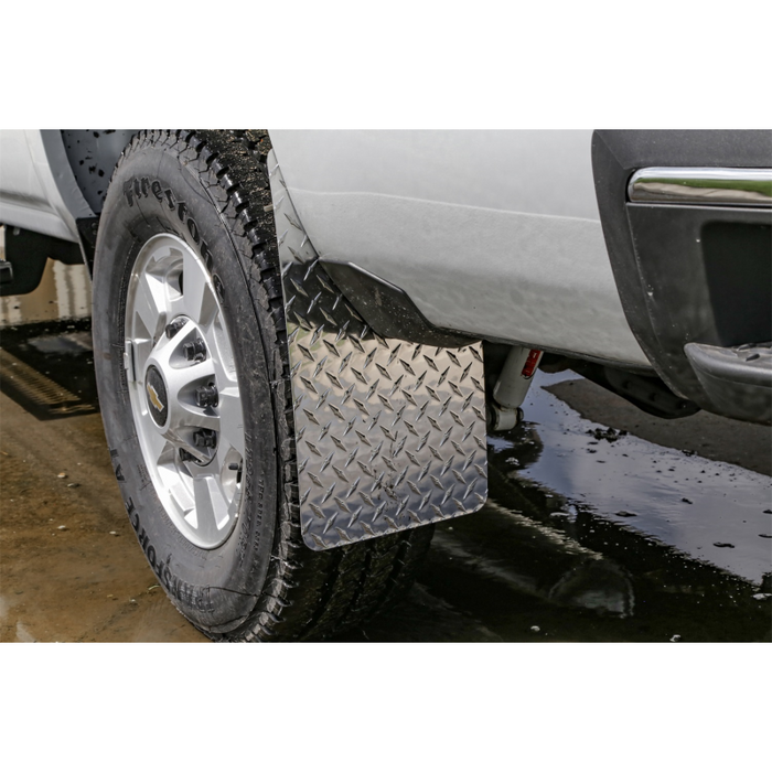 Dee Zee Brite-Tread Aluminum Mud Flaps Model DZ1808