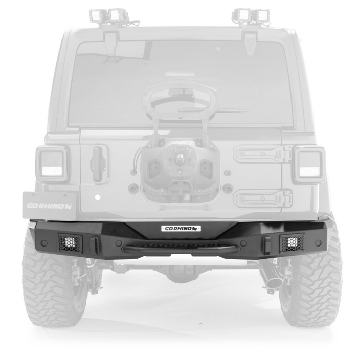Go Rhino Rockline Rear Full Width Bumper for Jeep Wrangler JK Model 371210T