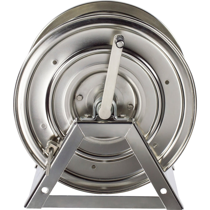 Coxreels 1125-SS Series Stainless Steel Hand Crank Hose Reel 1/2 in. x 100 ft. - No Hose 3000 PSI Model 1125-4-100-SP